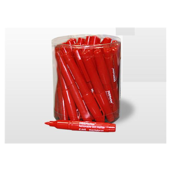 Marker Skin Viscot E-Z Removable Ink Regular Tip Red Non-Sterile 30/Bx